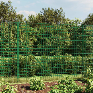 Cerca de alambre con pinchos de anclaje verde 2.2x25 m D