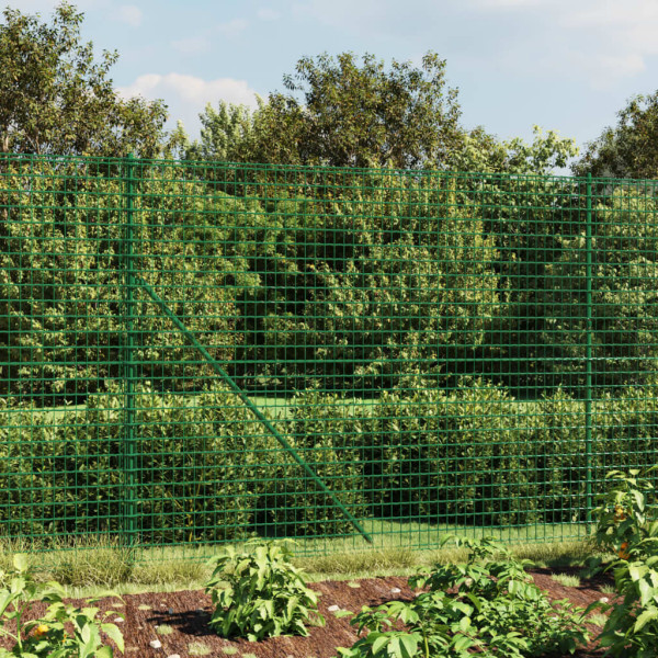 Cerca de arame com pontas de ancoragem verde 2,2x25 m D