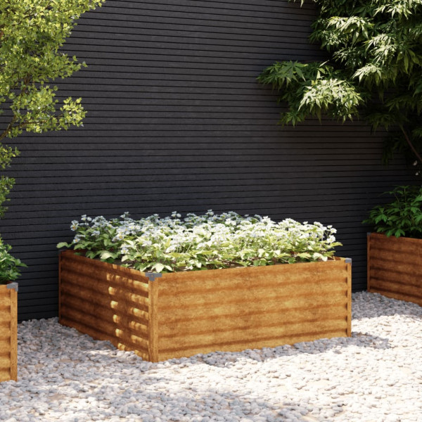 Jardinera acero corten 100x100x36 cm D