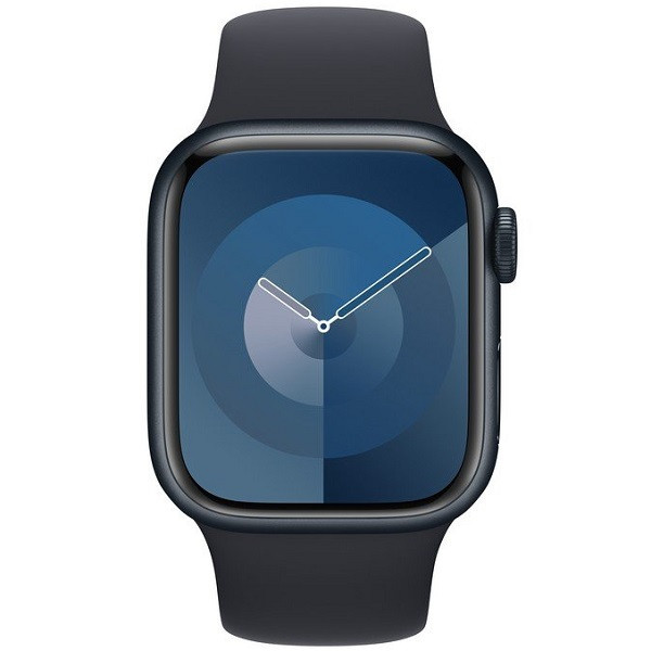 Apple Watch Série 9 GPS 41mm alumínio sport band S/M preto D