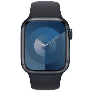 Apple Watch Série 9 GPS 41mm alumínio sport band M/L preto D