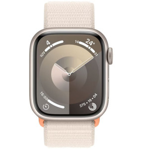 Apple Watch Series 9 GPS 41mm alumínio sport loop bege D
