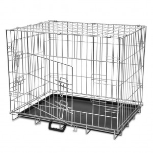 Cageira para cães folhável de metal M D