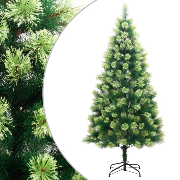 Árbol de Navidad artificial con bisagras y soporte 180 cm D