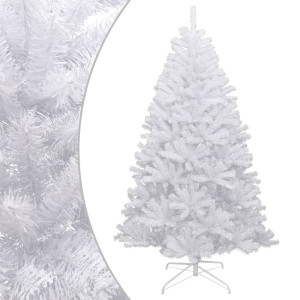 Árbol de Navidad artificial con bisagras y nieve flocada 120 cm D