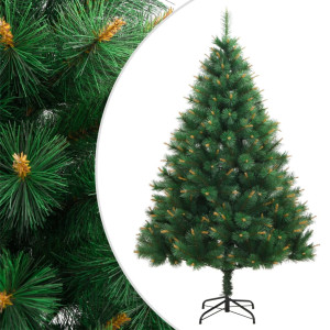 Árvore de Natal artificial com vigas e suporte 180 cm D