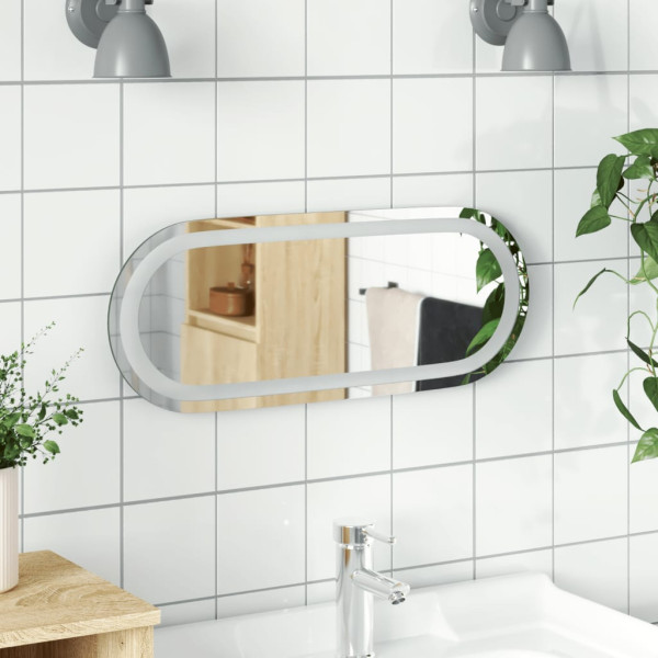 Espelho de banheiro LED oval 50x20 cm D