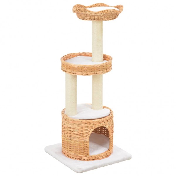 Raspador para gatos com poste de sisal D