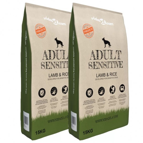 Alimento seco para cão Adult Sensitive Lamb & Rice 2 Uds 30 kg D