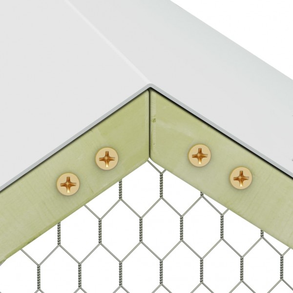 Gallinero madera de pino impregnada 3x1.5x2 m M 4