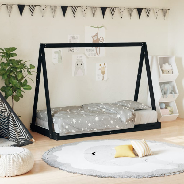 Cama para niños de Madera Pino 80 x 160 cm Cama Infantil con