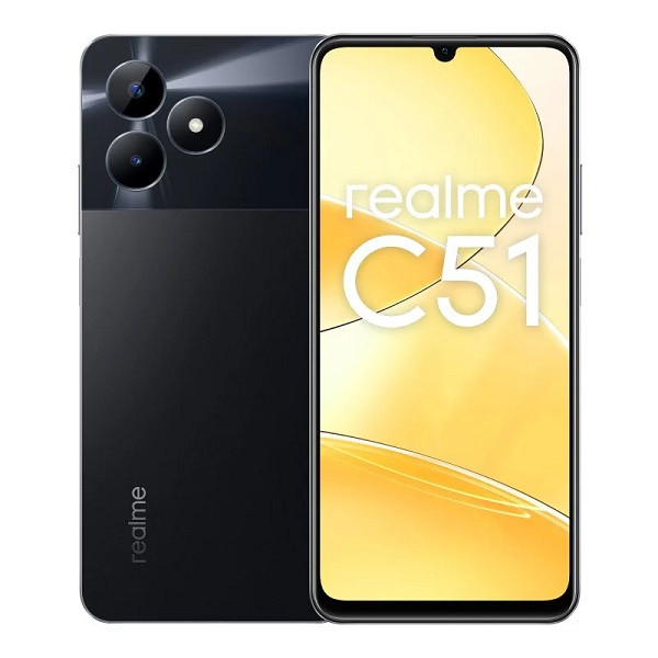 Realme C51 dual sim 4 GB RAM 128 GB preto D