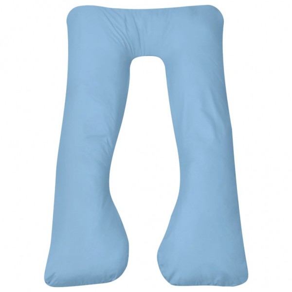 Almohada de embarazo azul claro 90x145 cm D