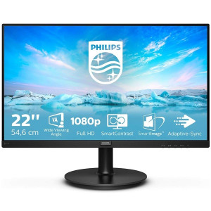 Monitor PHILIPS V Line 21,5" LED FHD 221V8 preto D