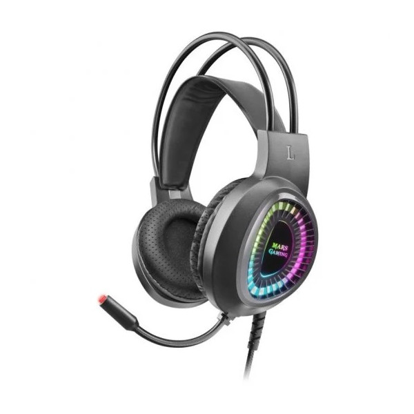 Auriculares Mars gaming MH220 negro D