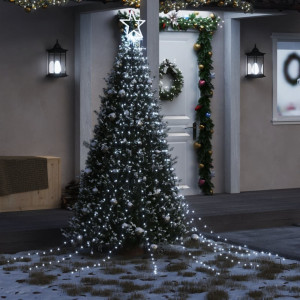 Luzes para árvore de Natal 320 LEDs branco frio 375 cm D