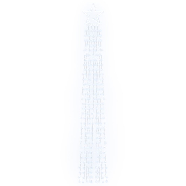 Luces para árbol de Navidad 320 LEDs blanco frío 375 cm M 2