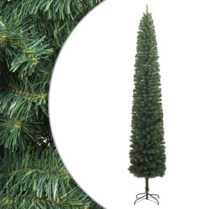 Árbol de Navidad estrecho con soporte PVC 270 cm D