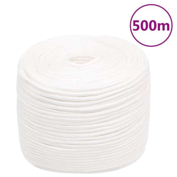 Corda para barco em polipropileno branco intenso 8 mm 500 m D