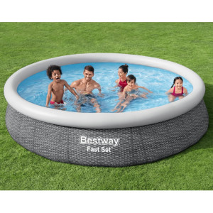Bestway Conjunto de piscina redonda 366x76 cm D
