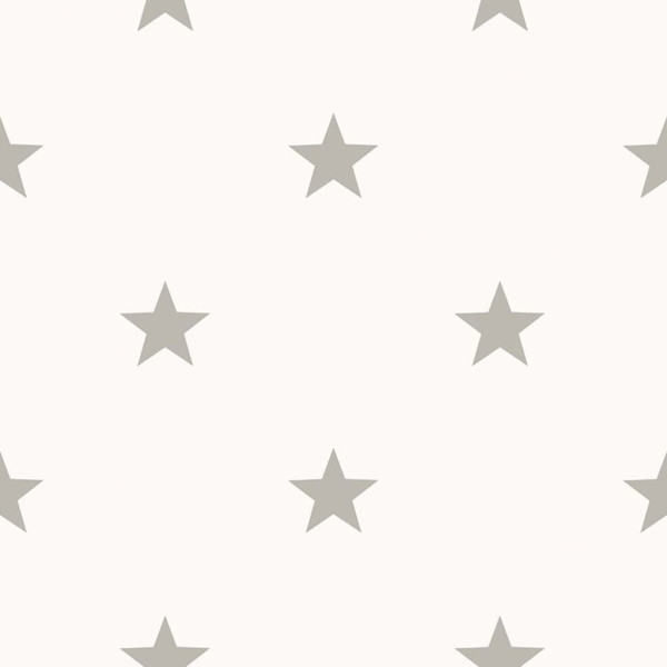 Noordwand Papel de parede Friends&Coffee Little Stars cinza claro branco D