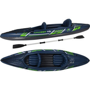 441945 XQ Max Kayak Cruiser X3 azul y verde 342x76x32 cm D