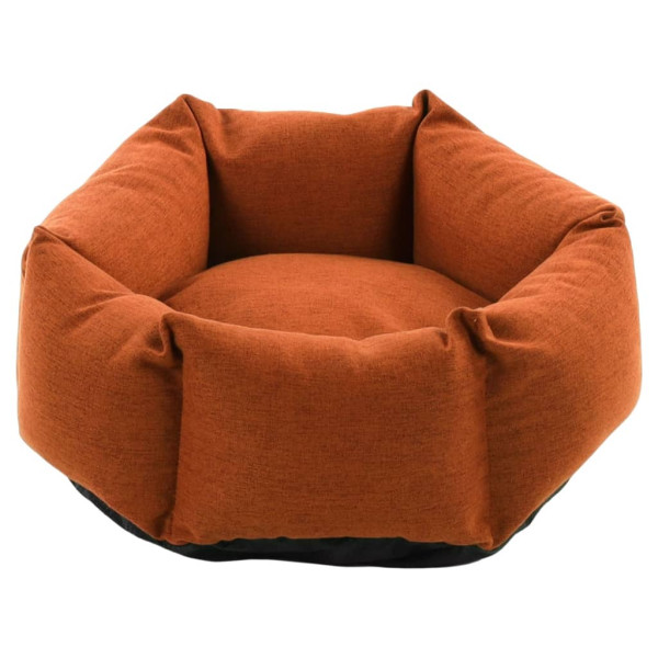 FLAMINGO Cama hexagonal Ziva para cães em terracota com zíper 50x18 cm D