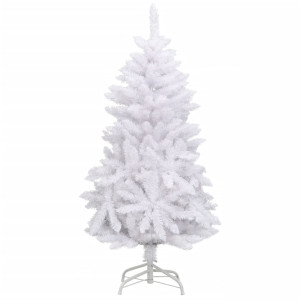 Árbol de Navidad artificial con bisagras y soporte blanco 120cm D