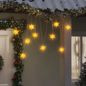 Candeeiro de Natal 10 LEDs amarelo 10 cm D