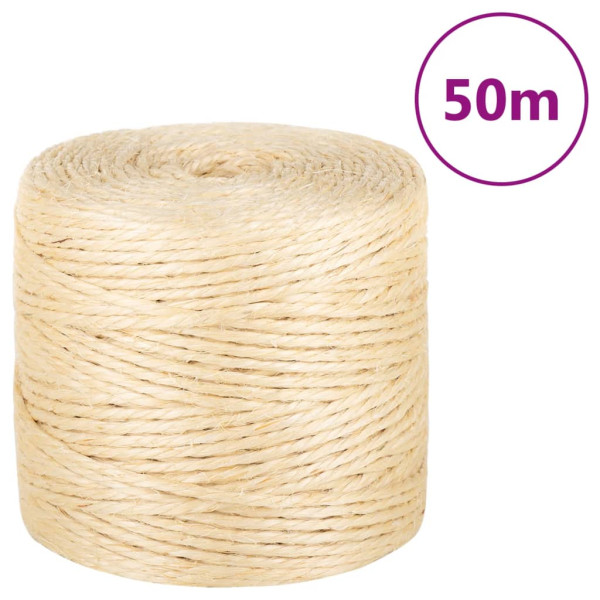 Corda 100% sisal 4 mm 50 m D