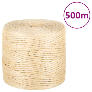 Cuerda 100% sisal 4 mm 500 m D