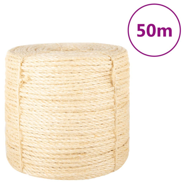 Cuerda 100% sisal 6 mm 50 m D