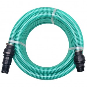 Tubos de sucção com conectores de 7 m 22 mm verde D