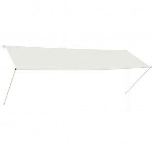 Toldo retráctil 350x150 cm crema D