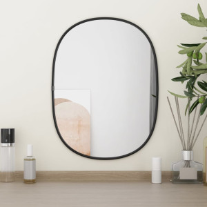 Espejo de pared negro 40x30 cm D