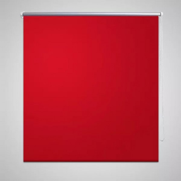 Cortina Persiana Roldável 100 x 175cm Vermelho D