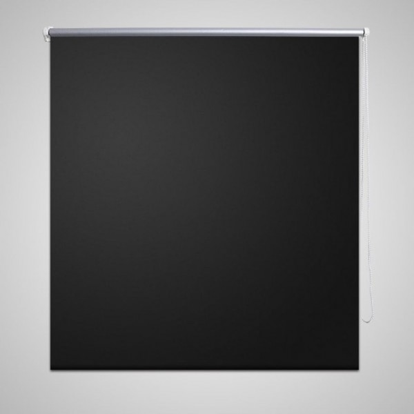 Persiana estor opaco enrollable negro 160x230 cm D