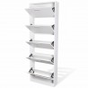 Mueble zapatero blanco con 5 compartimentos 2