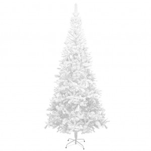 Árvore de Natal artificial L 240 cm branca D