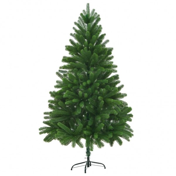 Árbol artificial de Navidad con hojas realistas 180 cm verde D