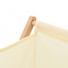Cesto ropa sucia con tapa ratán sintético blanco 55.5x35x34 cm