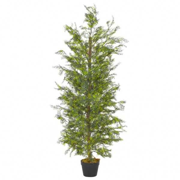 Planta artificial árbol ciprés con macetero 150 cm verde D