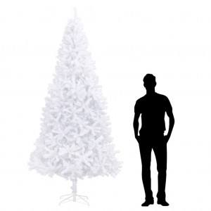 Árbol de Navidad artificial blanco 300 cm D