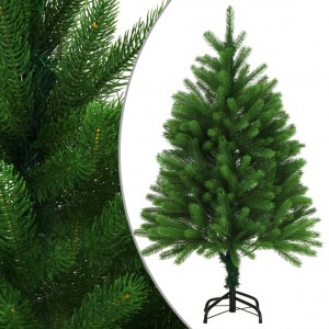 Árvore de Natal artificial realista com folhas verdes 120 cm D