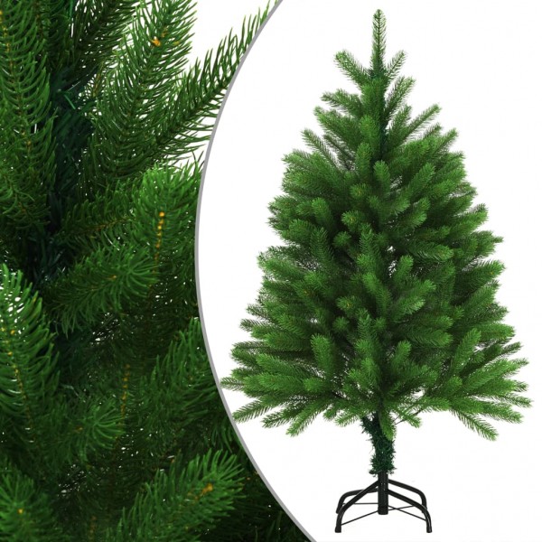 Árvore de Natal artificial realista com folhas verdes 120 cm D