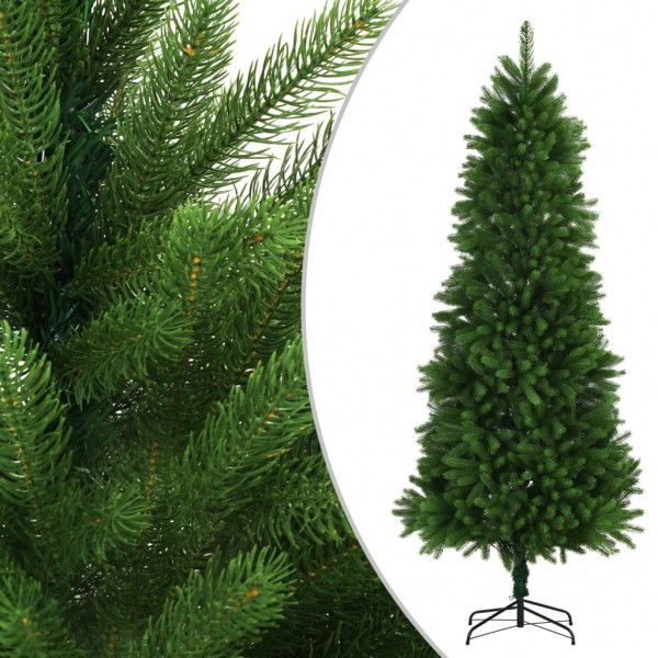 Árbol de Navidad artificial hojas realistas verde 240 cm D