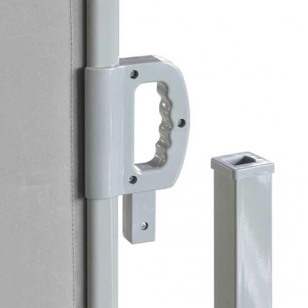 Toldo lateral retrátil. 160 x 600 cm. cinzento M 5