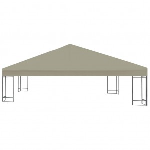 Cobertura de gazebo 310 g/m² 3x3 m bege H