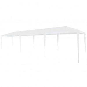 Tenda de festas PE branca 3x9 m D