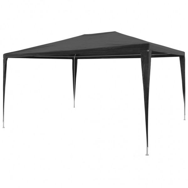 Tenda para festas PE cinza anthracite 3x4 m D